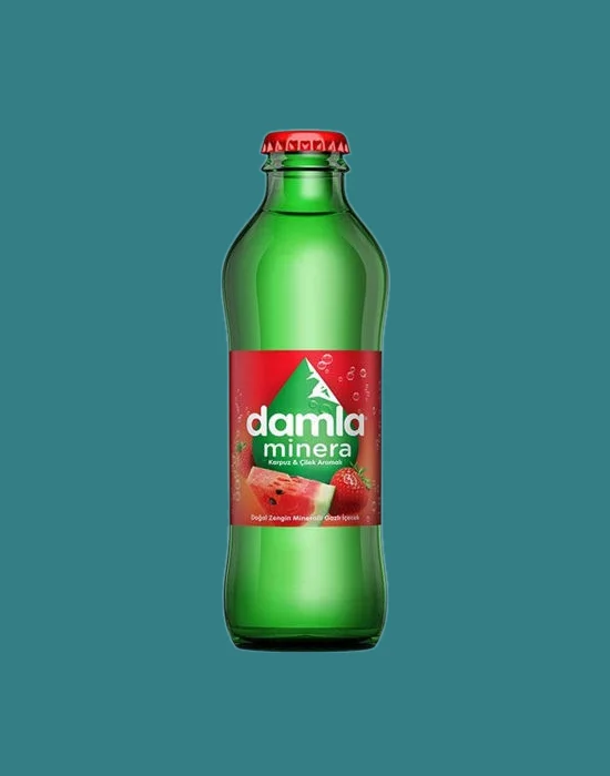 Damla Karpuzlu Soda Şişe