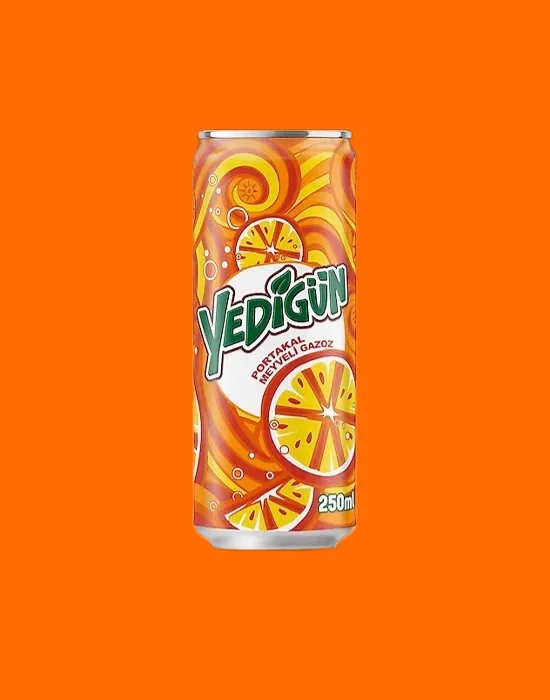 Yedigün Portakallı Gazoz Kutu